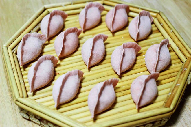 白菜海虹肉丁饺子的做法步骤:15