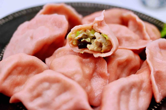 白菜海虹肉丁饺子的做法步骤:17