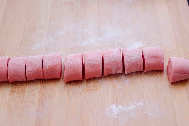 粉嫩茴香猪肉麦穗包的做法步骤:15