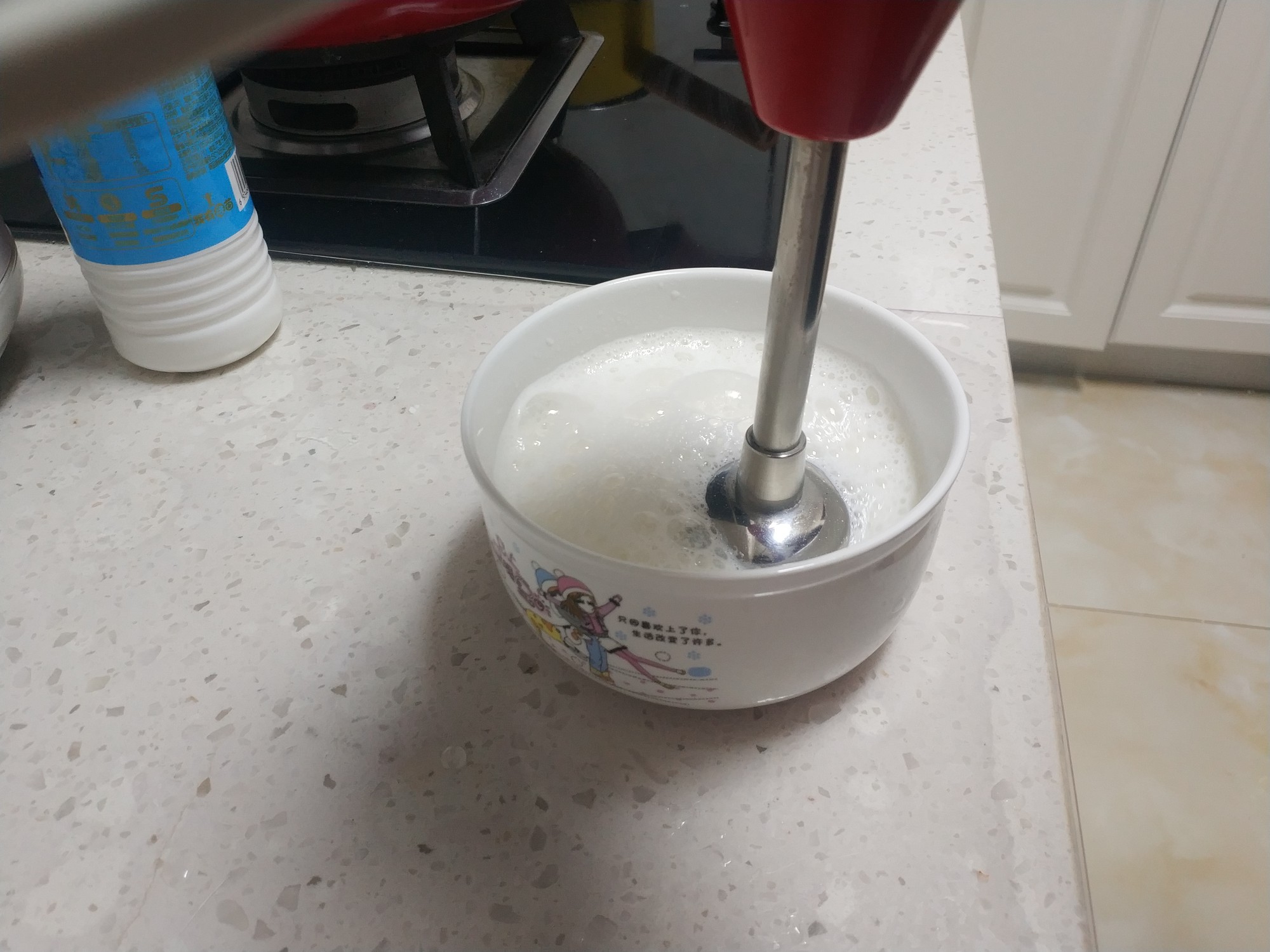 一只酸奶牛酸奶奶昔紫米露的做法步骤:2