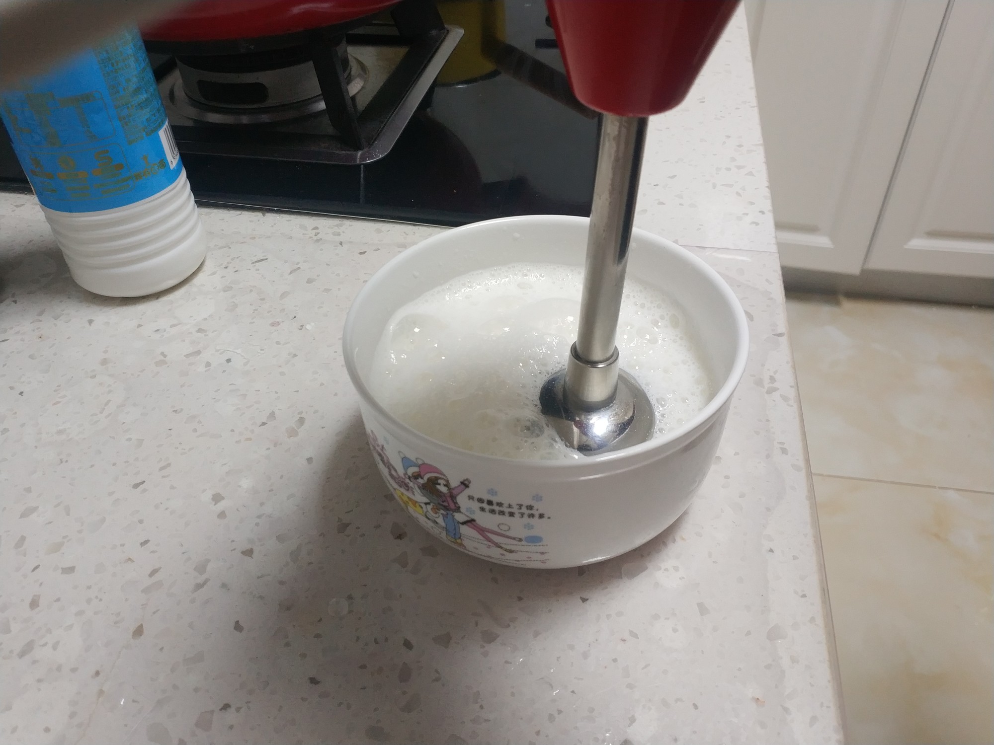 一只酸奶牛酸奶奶昔紫米露的做法步骤:3