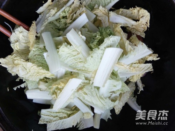 香菇白菜芯的做法步骤:8