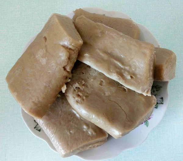 火腿白菜炒莜面的做法步骤:6