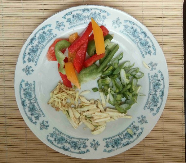 火腿白菜炒莜面的做法步骤:10