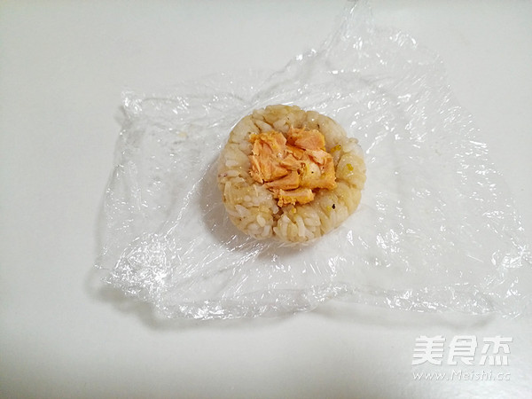 咖喱三文鱼焗寿司的做法步骤:12