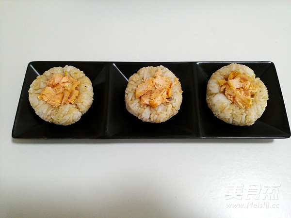 咖喱三文鱼焗寿司的做法步骤:13