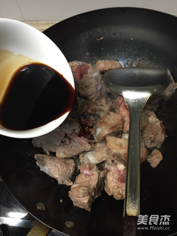 红烧排骨的做法步骤:4