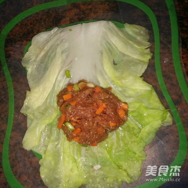 菜包肉的做法步骤：6