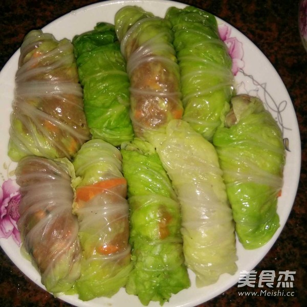 菜包肉的做法步骤：6