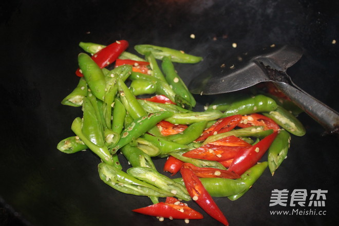 小炒肉的做法步骤：7