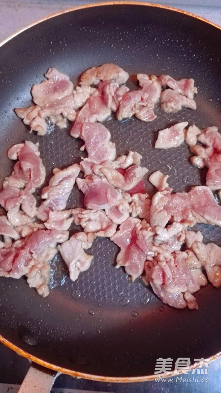 葱爆肉的做法步骤:3