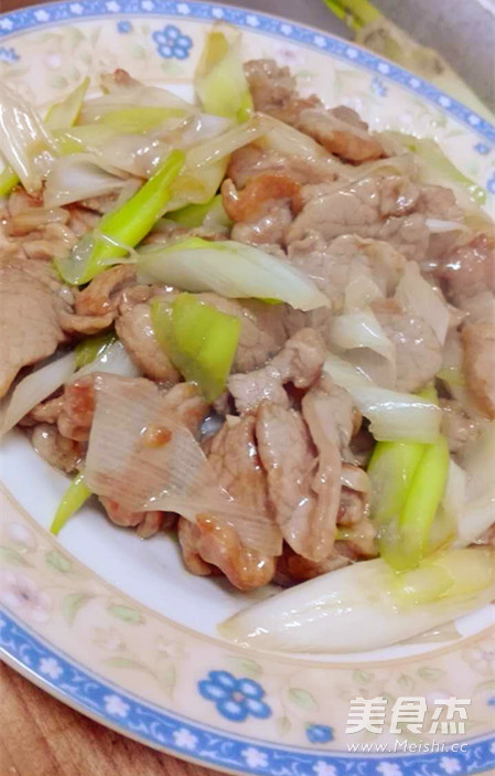 葱爆肉的做法步骤:6