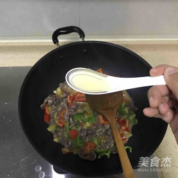 火爆鸡胗的做法步骤:12