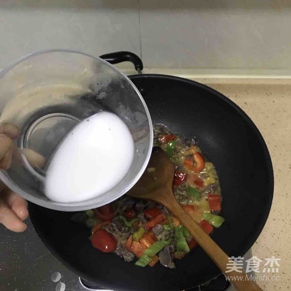 火爆鸡胗的做法步骤:13