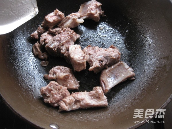葱香排骨的做法步骤:7