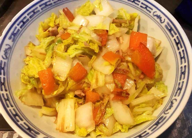 炒娃娃菜的做法步骤:11