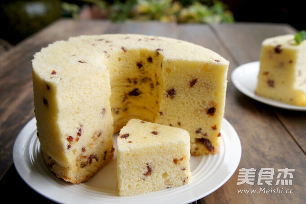 蔓越莓戚风蛋糕的做法步骤:8
