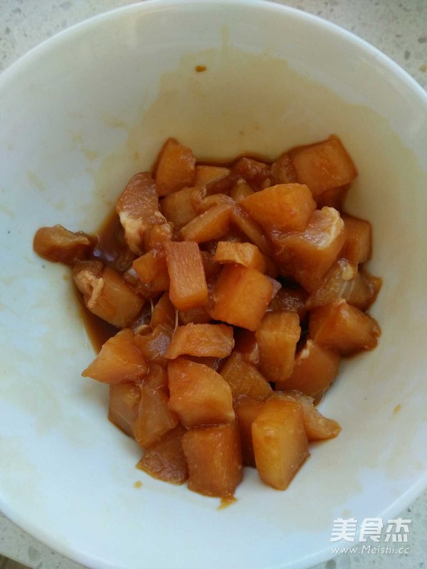 菠萝炒饭的做法步骤:11