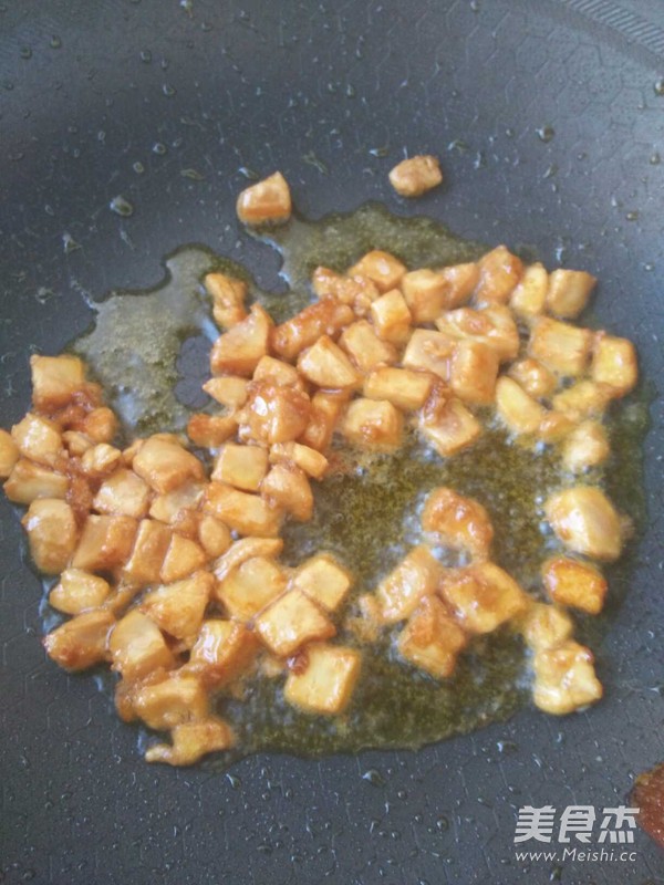 菠萝炒饭的做法步骤:11