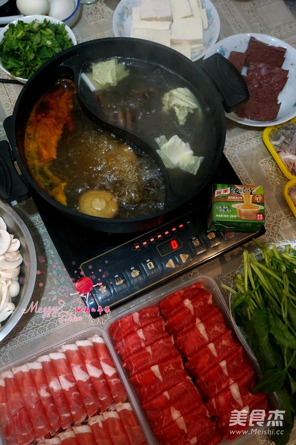 鸳鸯火锅的做法步骤：15