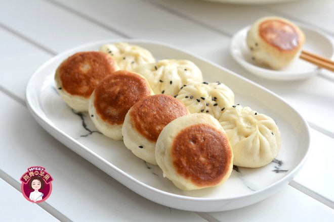 生煎包的做法步骤:16