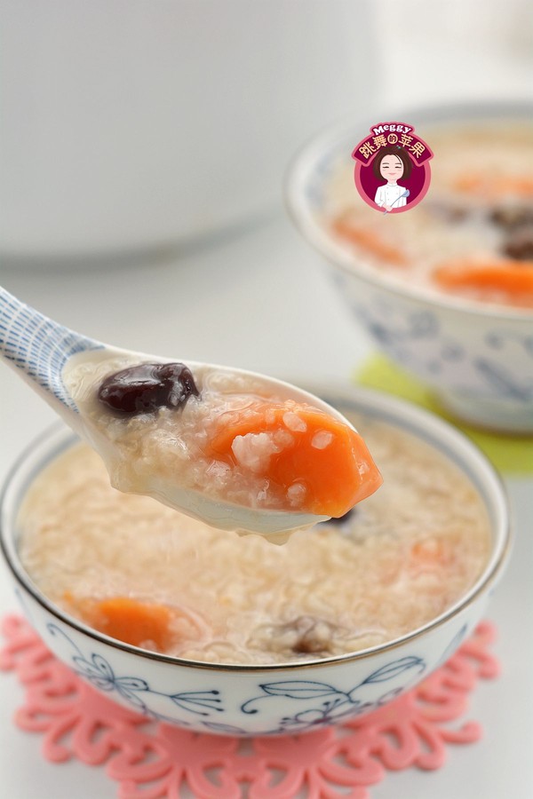 红枣桂圆红薯粥的做法步骤:11