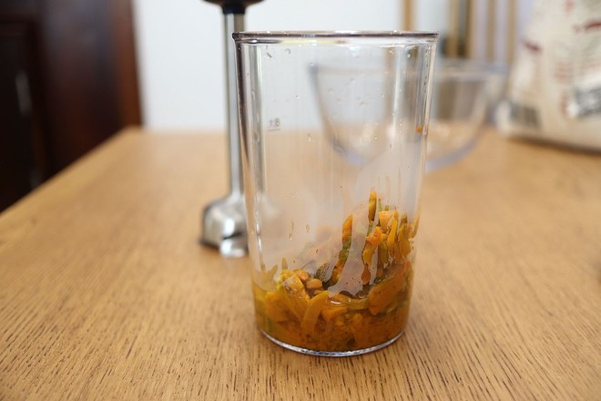 南瓜豆沙包的做法步骤:3