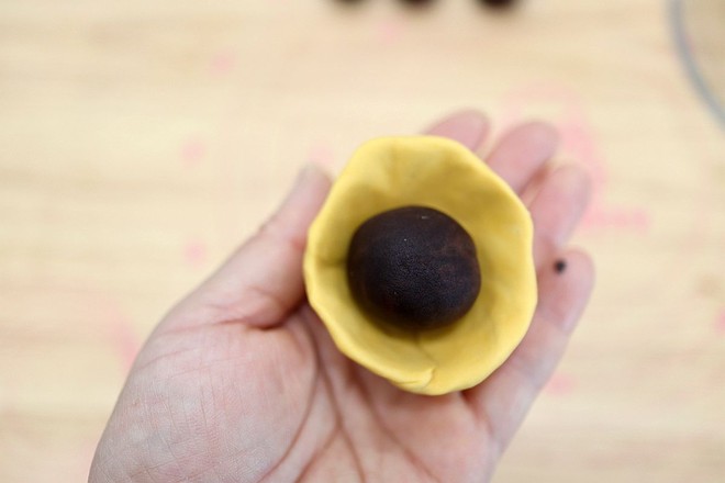 南瓜豆沙包的做法步骤:12