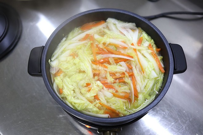 金汤肥牛白菜的做法步骤:6
