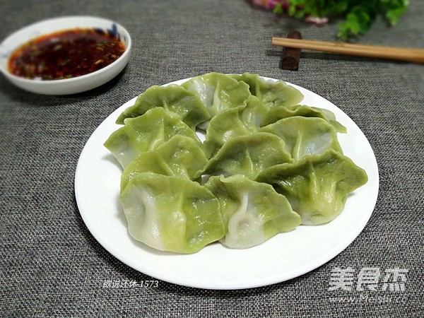 白菜（百财）饺子的做法步骤：16