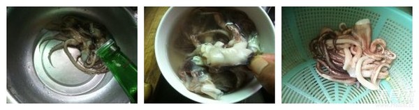 香炸鱿鱼须的做法步骤：1