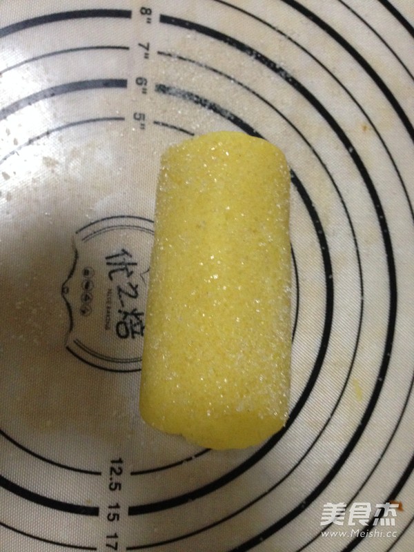 香草粗糖饼干的做法步骤:6
