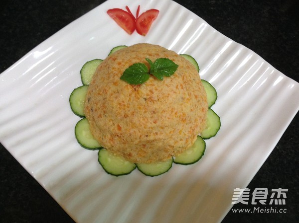 胡萝卜泥炒豆渣的做法步骤:11