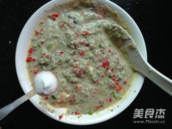 双色鸡蛋炒豆渣的做法步骤:5