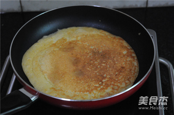 高纤维豆浆芝麻饼的做法步骤：5