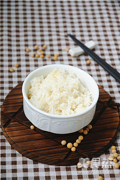 豆浆米饭的做法步骤:6