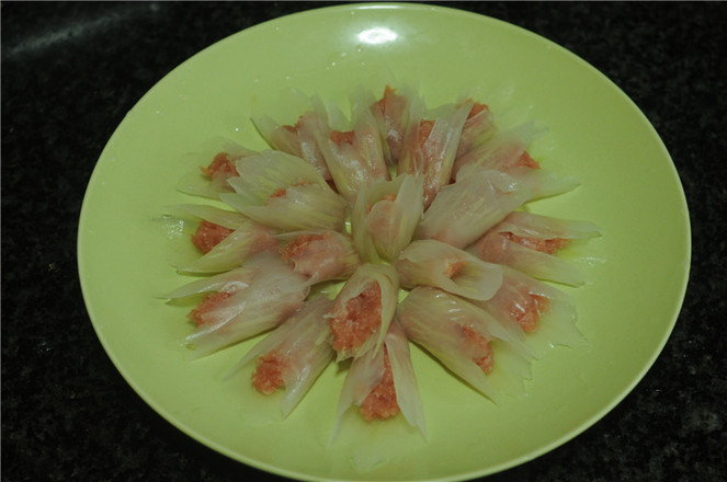 白菜帮酿肉的做法步骤:12