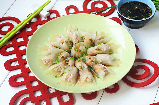白菜帮酿肉的做法步骤:16
