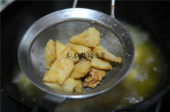 蒜香鲷鱼片的做法步骤:4