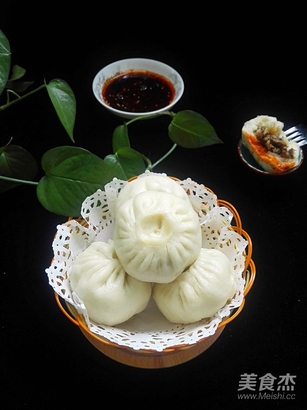 地软韭菜大肉包子的做法步骤:17