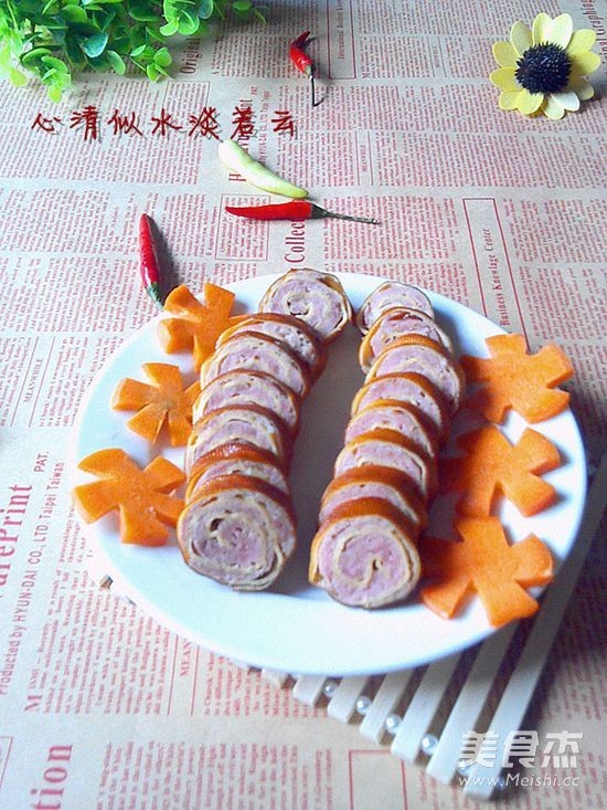 东北熏肉卷的做法步骤:14