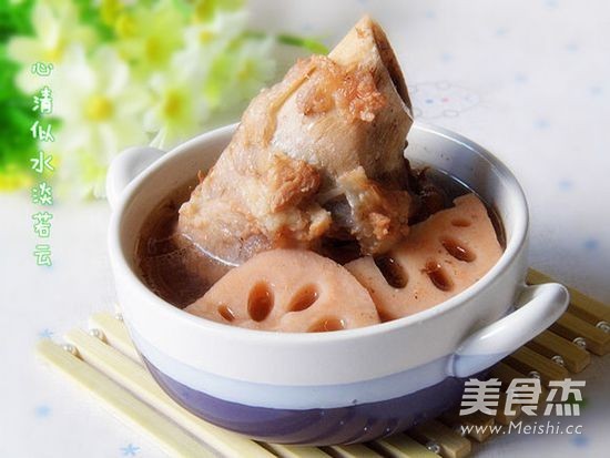 莲藕棒骨汤的做法步骤:8