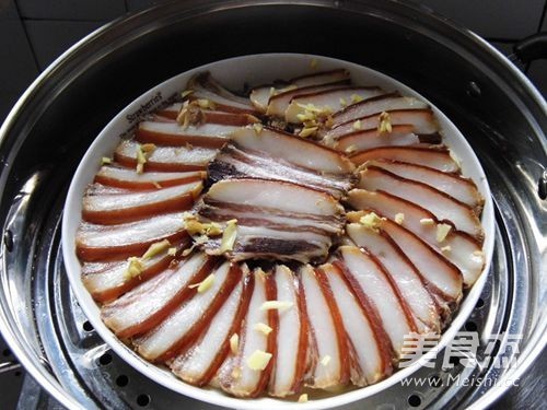 酱肉蒸高笋的做法步骤:6