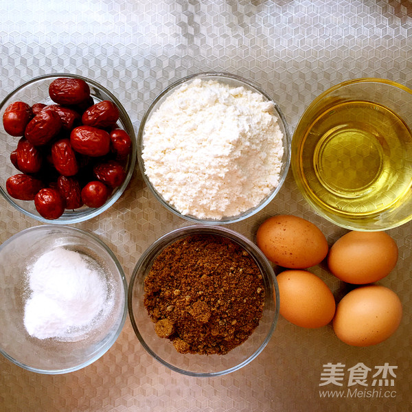 红枣蛋糕的做法步骤：1