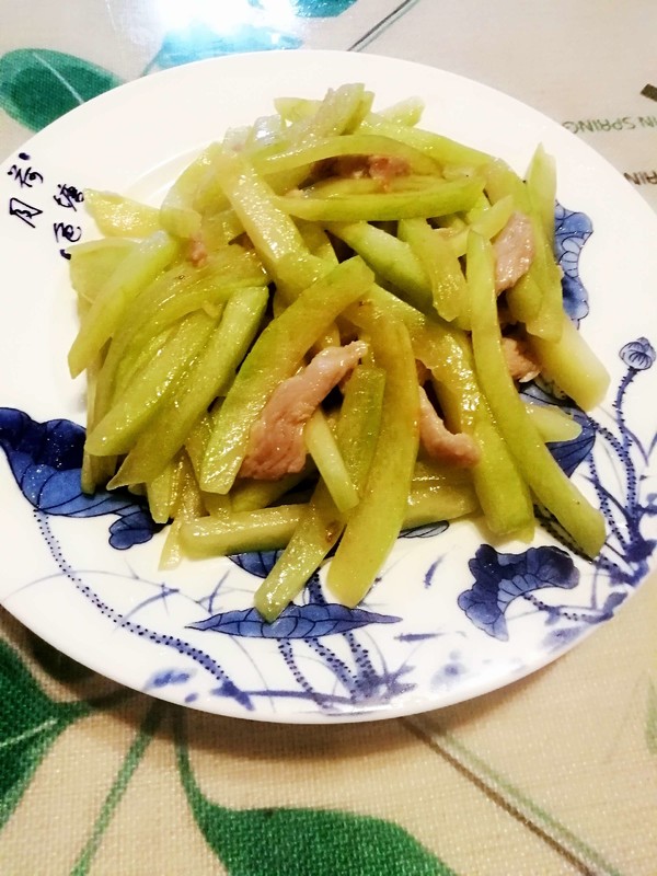 肉丝炒西瓜皮的做法步骤:9