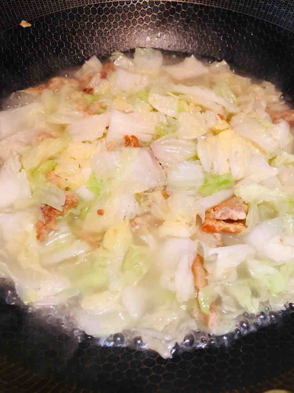 油渣大白菜的做法步骤：4