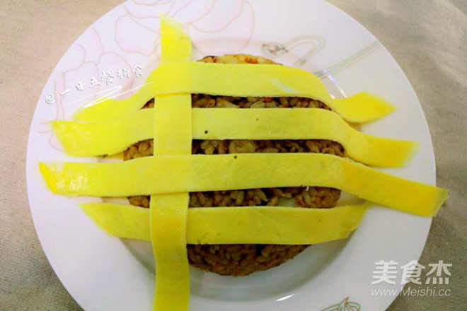 向日葵炒饭的做法步骤:6