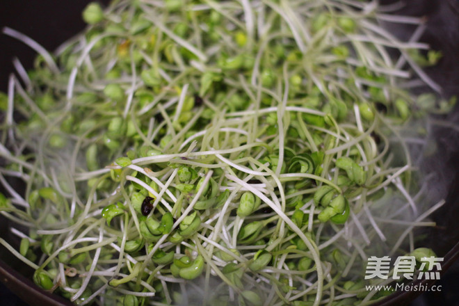 清炒豆苗的做法步骤:3