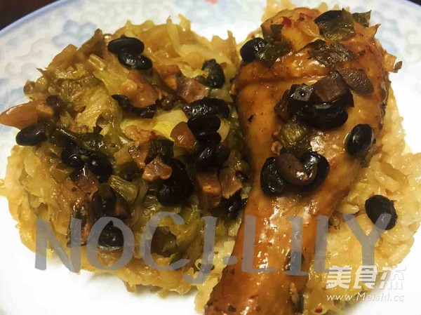 电饭煲鸡腿饭的做法步骤:13