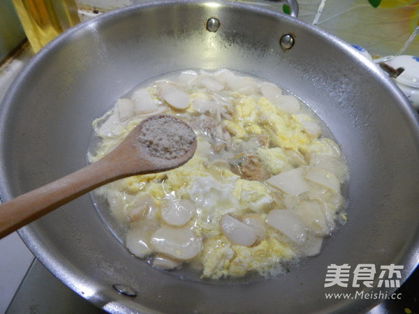 杏爆菇鸡蛋汤的做法步骤：6